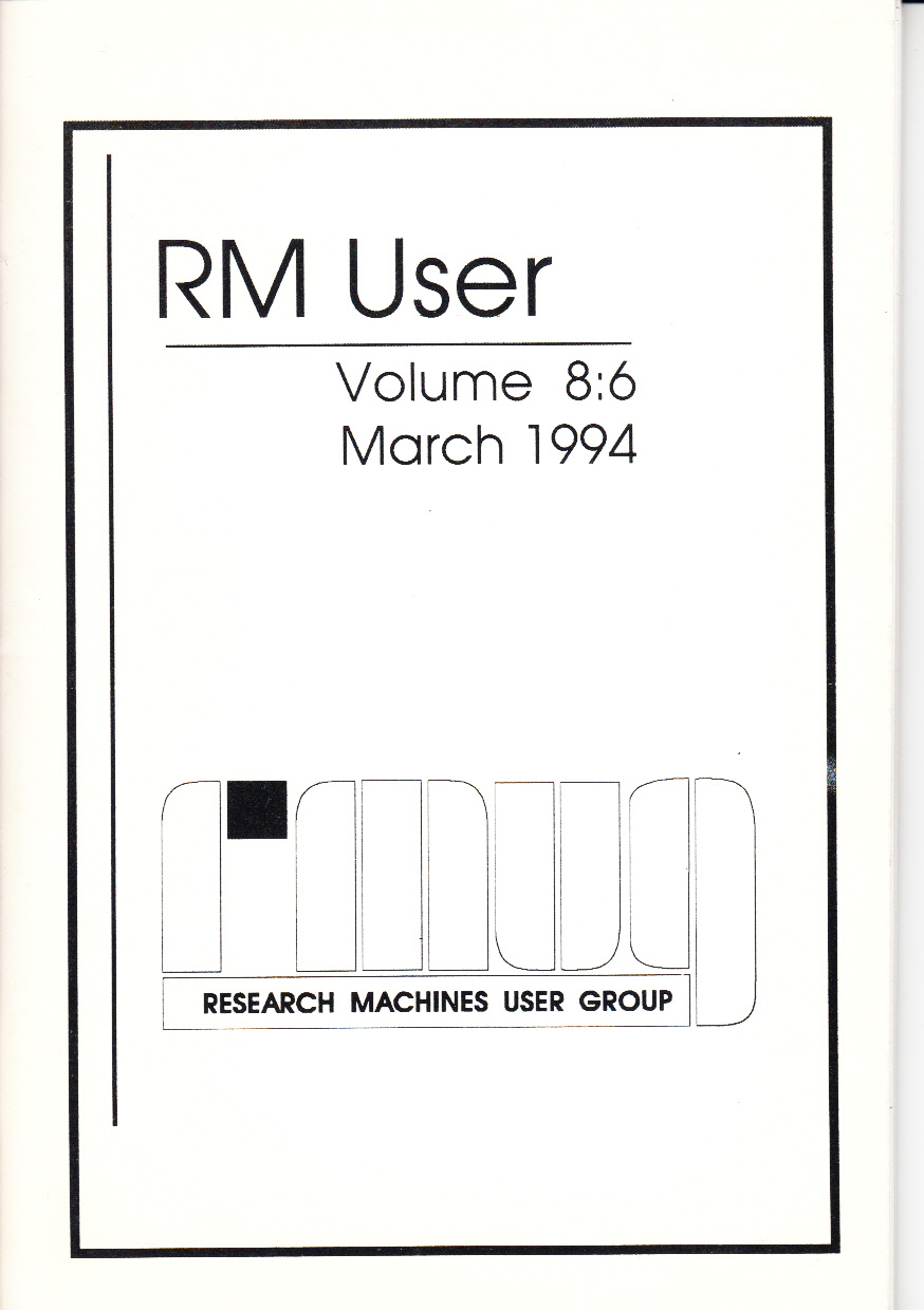 Article: RM User Volume 8:6 - May 1994