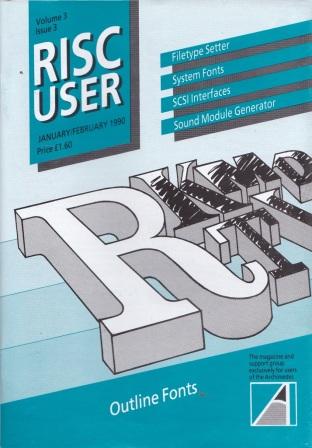 Article: Risc User - Volume 3  Issue 3 - January/February 1990