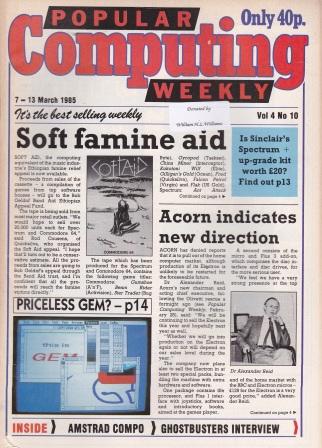 Article: Popular Computing Weekly Vol 4 No 10 - 7-13 March 1985