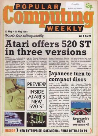 Article: Popular Computing Weekly Vol 4 No 21 - 23-30 May 1985