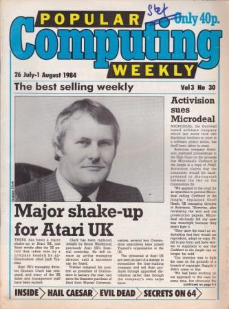 Article: Popular Computing Weekly Vol 3 No 30 - 26 July - 1 August 1984