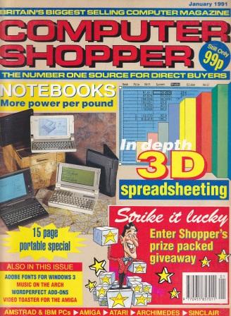 Computer Shopper - January 1991 - Magazine - Computing History