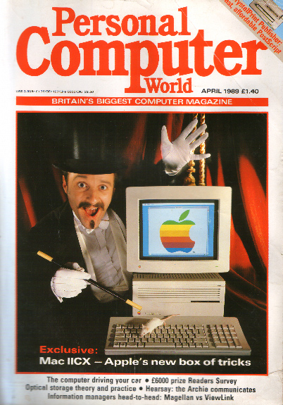 Scan of Document: Personal Computer World - April 1989