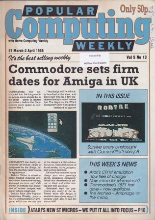 Article: Popular Computing Weekly Vol 5 No 13 - 27  March - 2 April 1986