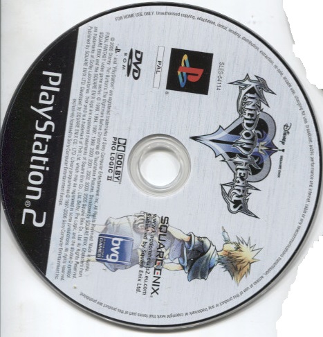 Kingdom Hearts Playstation PS2 Disc Only