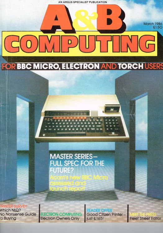 Scan of Document: A & B Computing - March 1986