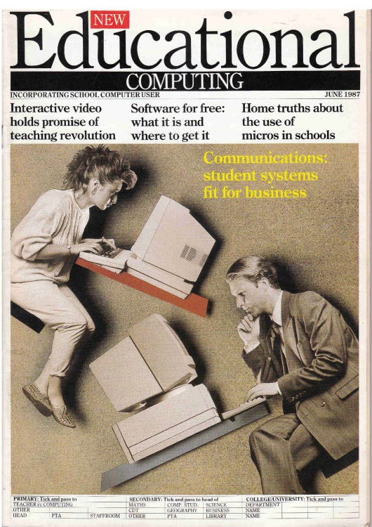 Scan of Document: Educational Computing - June 1987