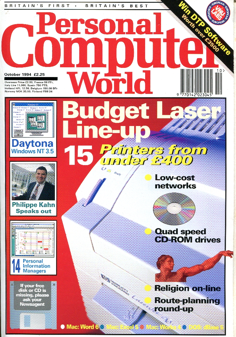Scan of Document: Personal Computer World - October 1994