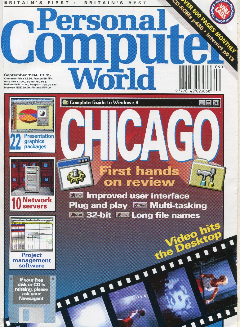 Scan of Document: Personal Computer World - September 1994