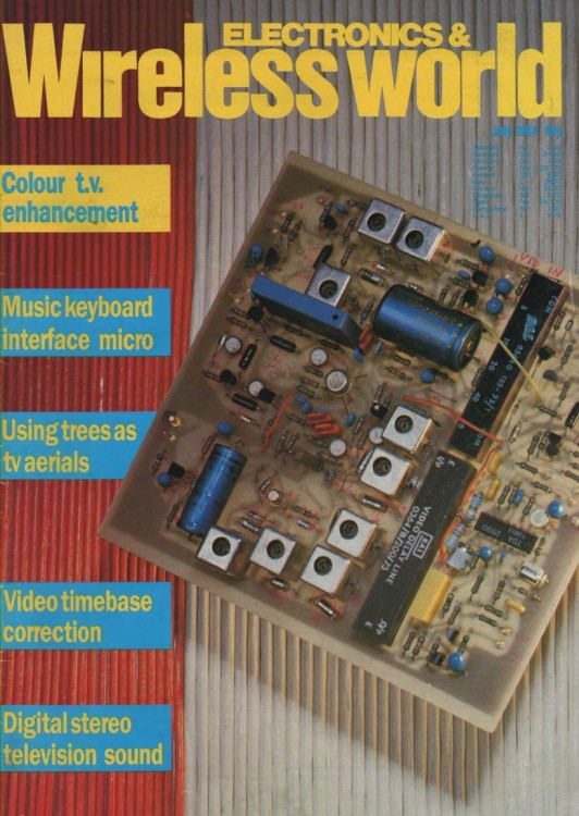 Scan of Document: Electronics & Wireless World July 1984