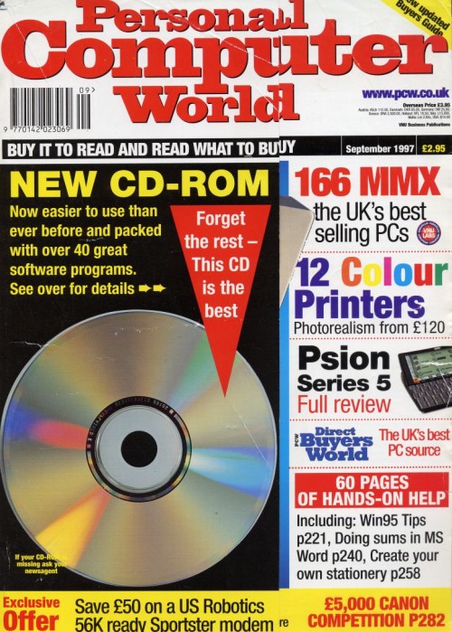 Scan of Document: Personal Computer World - September 1997