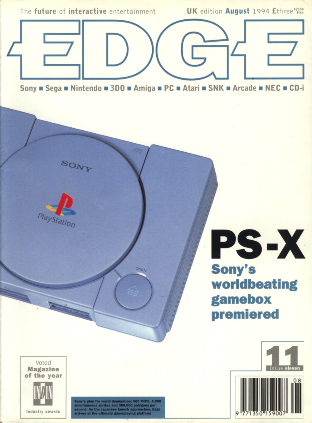 Scan of Document: Edge - Issue 11 - August 1994