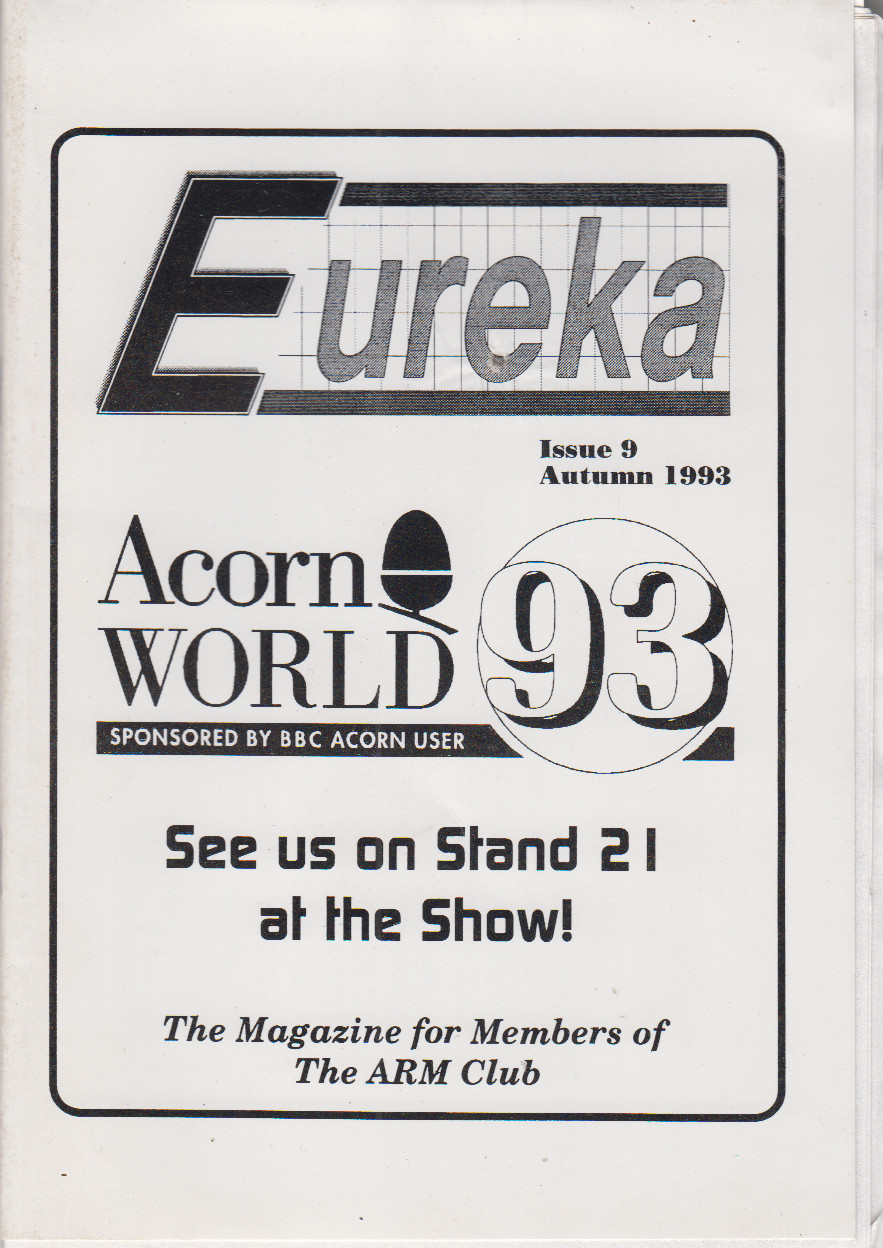 Article: Eureka - Issue 09 Autumn 1993