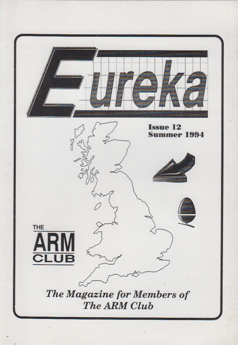 Article: Eureka - Issue 12 Summer 1994