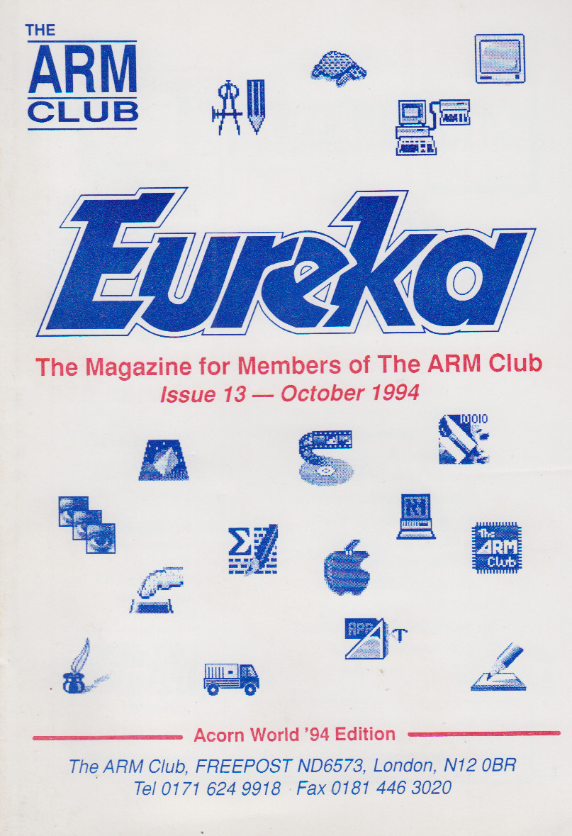 Article: Eureka - Issue 13 October 1994