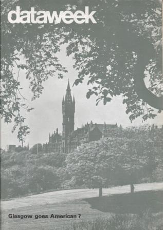 Scan of Document: Dataweek - Vol 12 No 4 - 22 July 1970