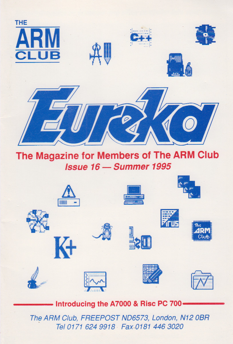 Article: Eureka - Issue 16 Summer 1995