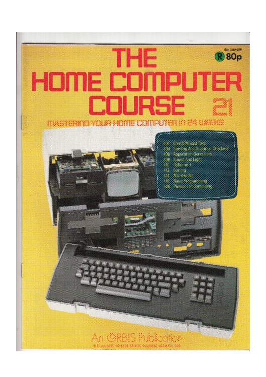 Scan of Document: The Home Computer Course - Issue 21