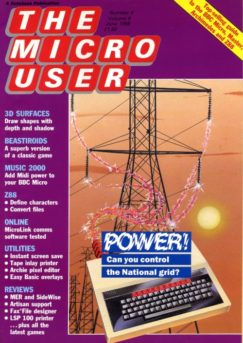 Scan of Document: The Micro User - June 1988 - Vol 6 No 4