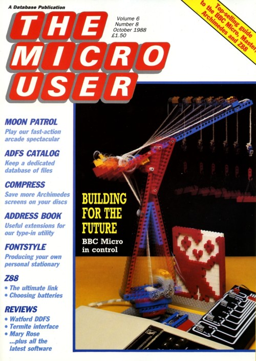 Scan of Document: The Micro User - October 1988 - Vol 6 No 8