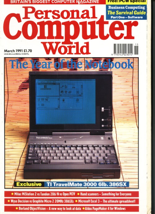 Scan of Document: Personal Computer World - March 1991