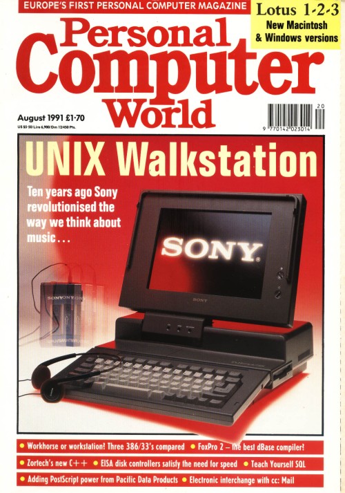 Scan of Document: Personal Computer World - August 1991