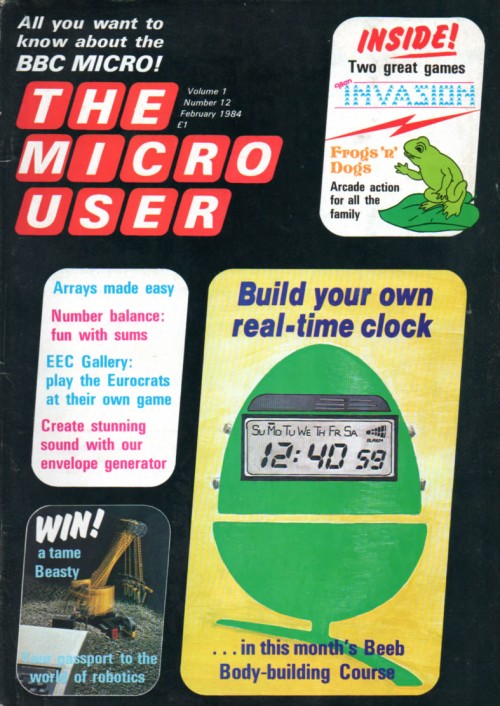Scan of Document: The Micro User - February 1984 - Vol 1 No 12