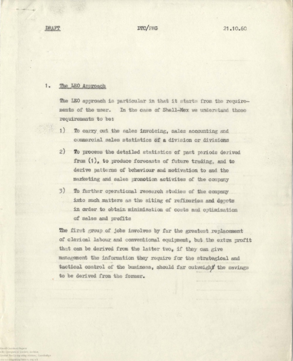 Article: 63182 Shell-Mex, 21st Oct 1960 (typescript draft)