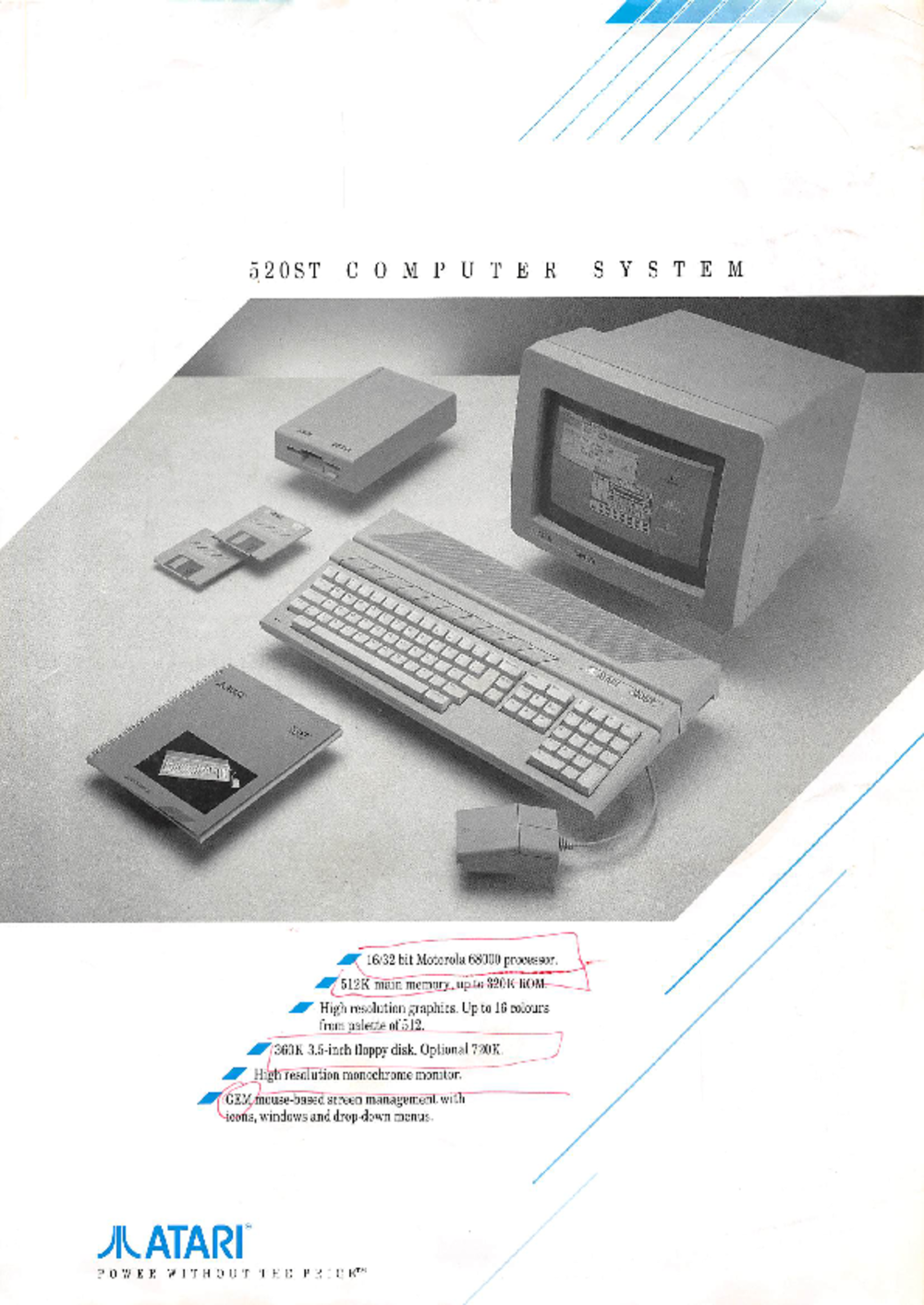 Article: Atari 520ST Computer System Leaflet
