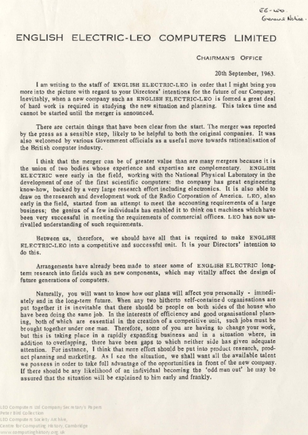 Article: 64321 EEC merger papers, part 3 (September 1963-February 1964)