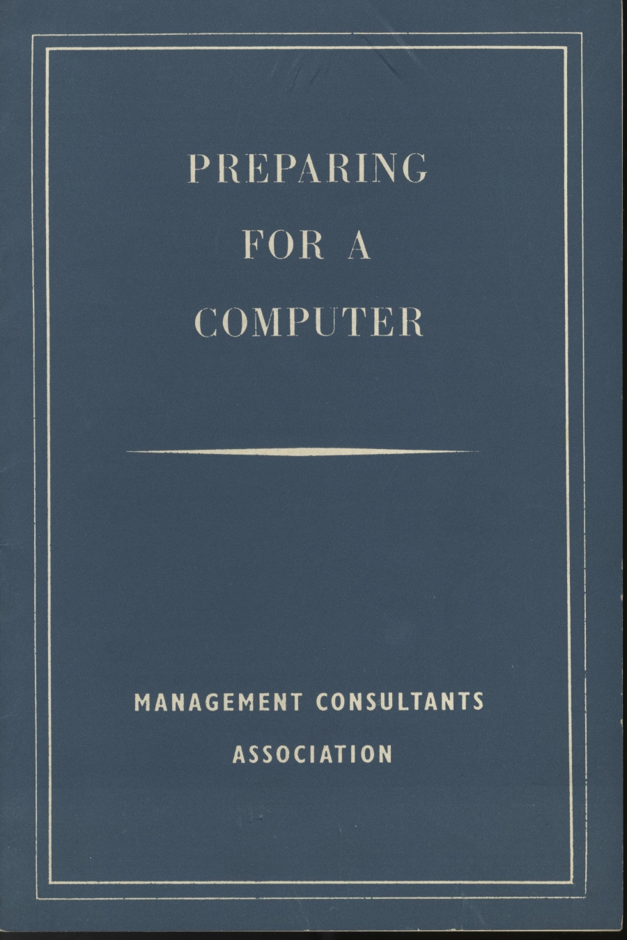 Article: 54626 Preparing for a Computer