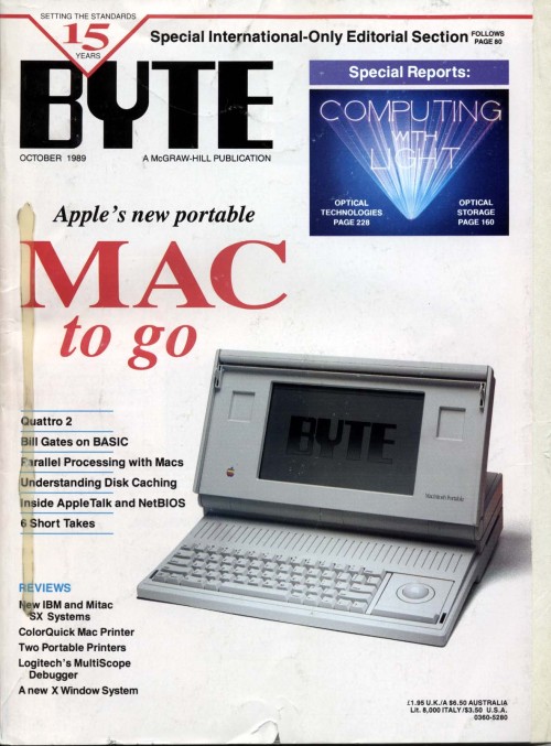Scan of Document: Byte October 1989