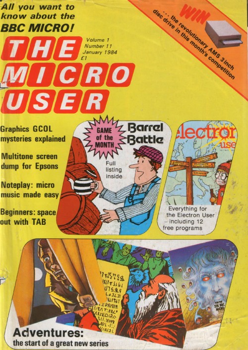 Scan of Document: The Micro User - January 1984 - Vol 1 No 11