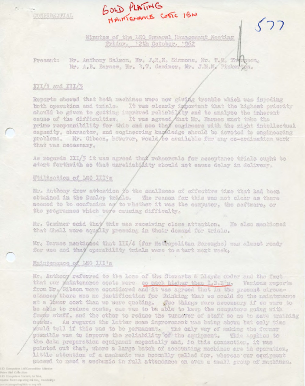 Article: 64723 LEO Management Meeting, 1962 fourth quarter (Oct-Dec 1962)