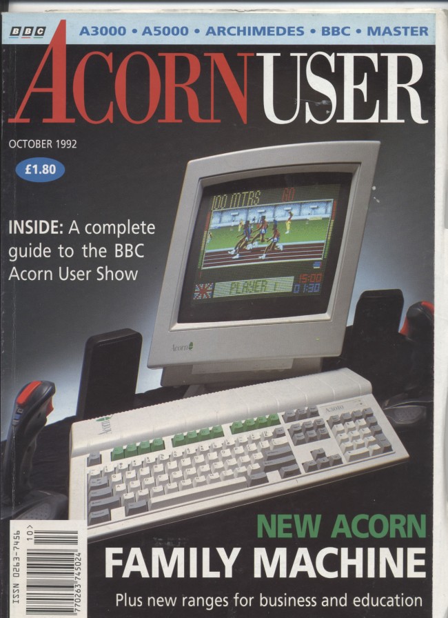 Scan of Document: Acorn User - October 1992