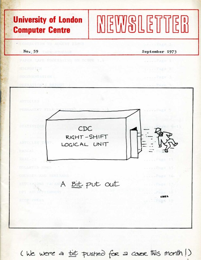 Scan of Document: ULCC News September 1973 Newsletter 59