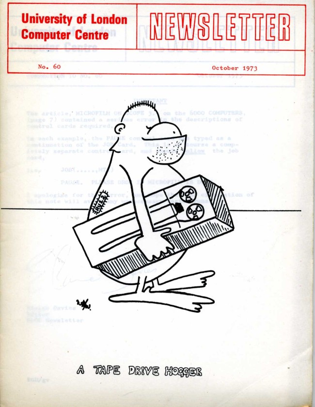 Scan of Document: ULCC News October 1973 Newsletter 60