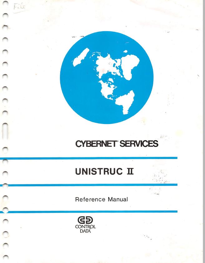 Article: Cybernet Services - Unistruc II - Reference Manual