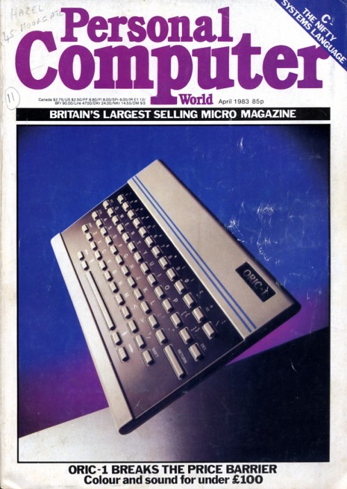 Scan of Document:   Personal Computer World - April 1983