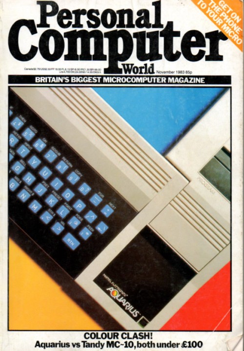 Scan of Document: Personal Computer World - November 1983