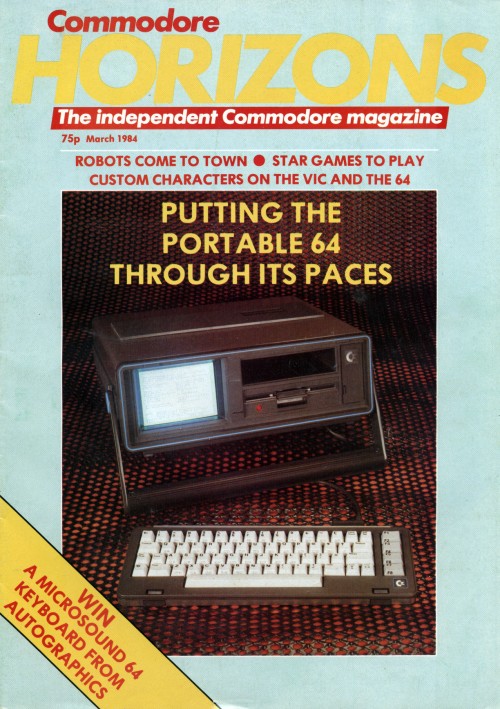 Scan of Document: Commodore Horizons - March 1984