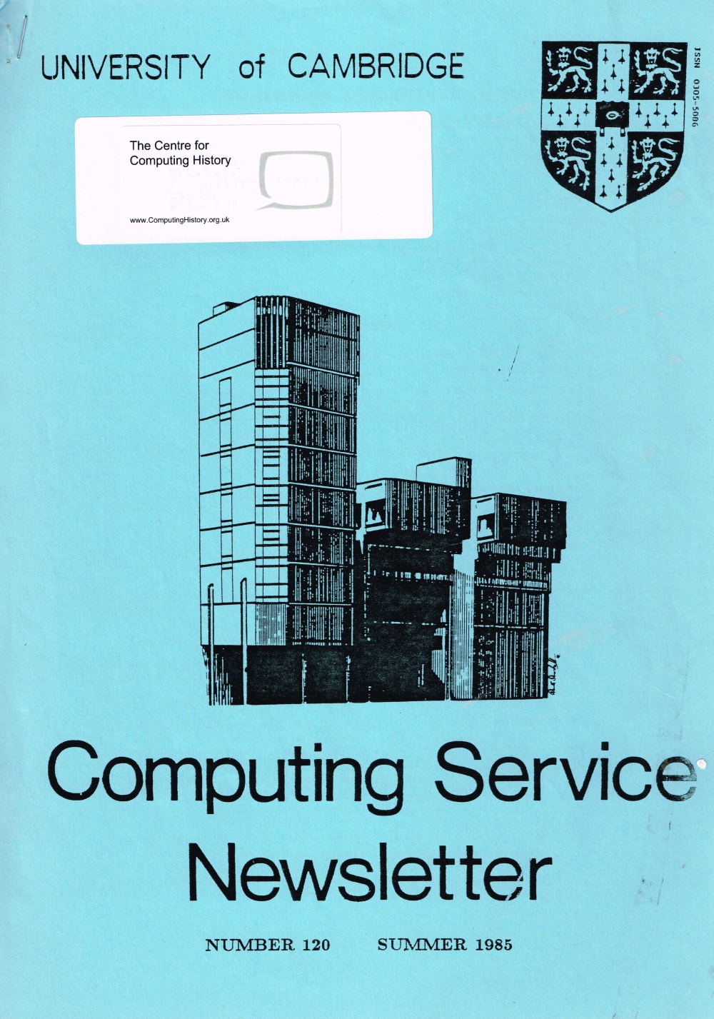 Article: University of Cambridge Computing Service Summer 1985 Newsletter 120