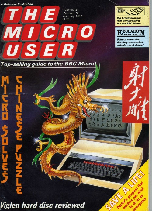 Scan of Document: The Micro User - February 1987 - Vol 4 No 12