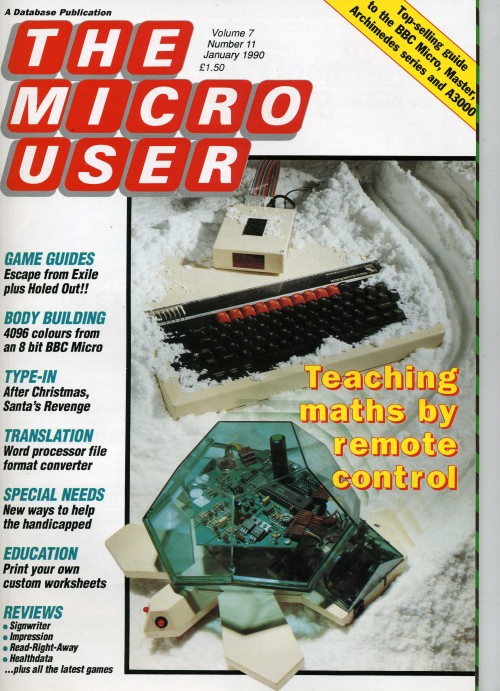 Scan of Document: The Micro User - January 1990 - Vol 7 No 11
