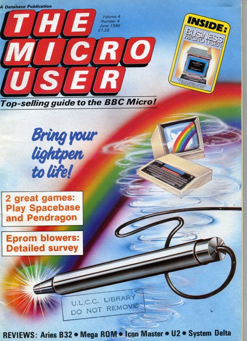 Scan of Document: The Micro User - June 1986 - Vol 4 No 4