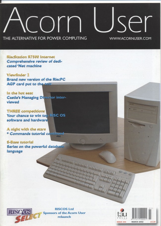 Scan of Document: Acorn User - March 2002