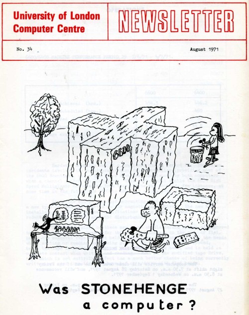 Scan of Document: ULCC News August 1971 Newsletter 34