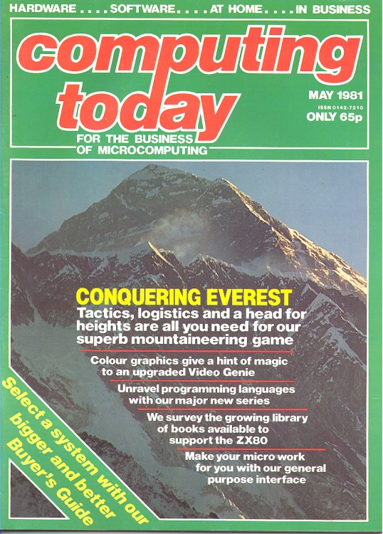 Article: Computing Today - May 1981