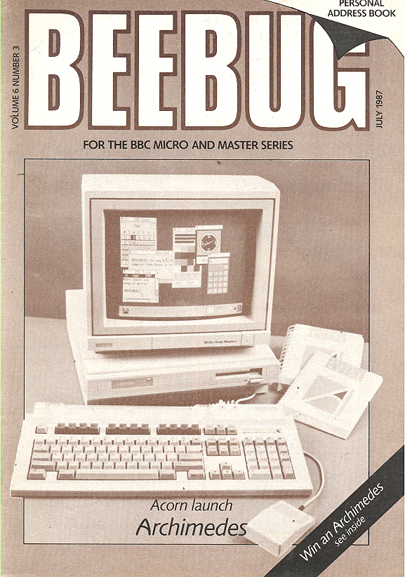 Article: Beebug Newsletter - Volume 6, Number 3 - July 1987