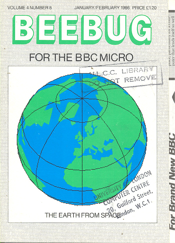 Article: Beebug Newsletter - Volume 4, Number 8 - January / February 1986